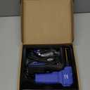 WEP 960-V Plastic Welder Kit 110V with LED Lights with 200 Hot Staples and Pliers for Car Bumper Plastic Welding, Plastic Gas Tank Repair, a Great Automotive Tools for Mechanics (Blue)