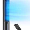 Dreo Tower Fan for Bedroom, 40" Evaporative Air Cooler, Cooling Fans That Blow Cold Air with 80 Oscillating, Removable Water Tank, 3 Modes 4-Speed, Remote Control, Quiet Floor Fan, 7H TimerBlack