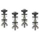 Universal Toilet Tank to Bowl Bolt Kit, Heavy Duty Toilet Tank Replacement Kit, Waterproof and Rustproof Stainless Steel Toilet Tank Bolts(4 PCS) (4 Pack, General model)