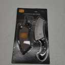 Oklahoma Joe's Blacksmith Cleaver & Chef Knife with Holster,Silver/Black