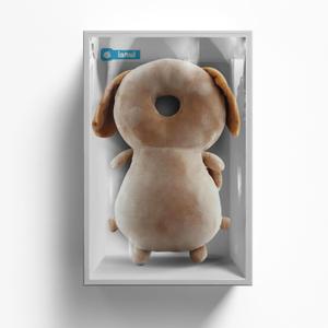 Baby Head Protector Backpack  Lightweight Adjustable Head Protection Pillow for Toddlers  Prevent Injuries While Crawling and Walking  Soft Breathable Design with Secure Fit (Puppy)