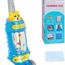 FS Toddler Vacuum Toy That Works with Lights & Sounds, Pretend Play Toy for Toddlers 1-3, Kids Vacuum Toys for Toddlers 3-5 Years Old Boys Girls, Play Vacuum Cleaning Toy with Ball-Popping Action (Blue)