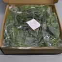 9Ft by 10 Inch Christmas Norfolk Pine Garland Decorations,Real Touch Garlands with Norfolk Pine&Cedar Branches,Realistic Soft Thick Artificial Greenery Garland for Mantle Stair Indoor Outdoor Decor