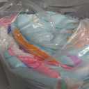 Btargot Lightweight Soft 3 Piece Rainbow Comforter Set with 2 Pillow Covers, Cartoon Love Hearts Suns and Stars Bedding Set for Girls Boys Kids, Full Light Blue