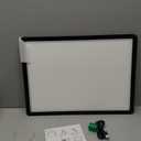 Rechargeable A3 Light Board for Diamond Painting, 5600 Lux Tracing Light Box with Side Physical Buttons, 3 Colors and 6 Levels of Brightness, LED Light Pad for Diamond Art, Drawing, Weeding Vinyl (Black)