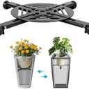 Adjustable Plant Risers for Inside Pots-100lb Heavy Duty Metal Plant Riser with Rubber Feet, Easy Assembly, Fits Round/Square/Tapered Pots, Indoor Outdoor Use (Adjustable Size Range:14-18"- 1Pack)