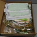 223Pcs Sage Green Baby Shower Decorations, "OH BABY" Banner, Balloon, Sash, Cake Topper for 25 Guests, Neutral Baby Shower Decor Supplies- Disposable Dinnerware Set With Eucalyptus Leaf