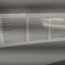 24"W x 6"H Return Air Grille [Duct Opening Size], Steel HVAC Return Air Vent Cover for Wall & Ceiling, White Powder-Coated Rust-Resistant AC Cold Air Return, Outer Dimensions 25.75"W x 7.75"H