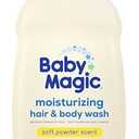 Baby Magic Moisturizing Hair & Body Wash | Specially Formulated for Baby's Delicate Skin | Soft Powder Scent | Tear-Free | Calendula & Coconut | 30 fl oz.