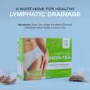 Bruizex Lymphatic Green Tea, Lymphatic Drainage Cleanse & Detox, Natural Herbal Blend for Lymphatic System Health, Post Surgery Recovery Liposuction, BBL, Tummy Tuck, Lipedema & Lymphedema, 30-Pack