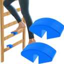 Dorm Bed Ladder Foot Support – Durable Plastic Step Pad with Anti-Slip Surface for Loft Beds – Foot Saver, Easy Snap-On Design, Fits Most College Dorm Bed Ladders (Blue (2 Pack))