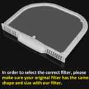 5231EL1001C Lint Filter Replacement for LG & Kenmore Dryers, Ultra Durable Dryer Lint Screen Trap, Compatible with Part Number AP5248138 PS3527575
