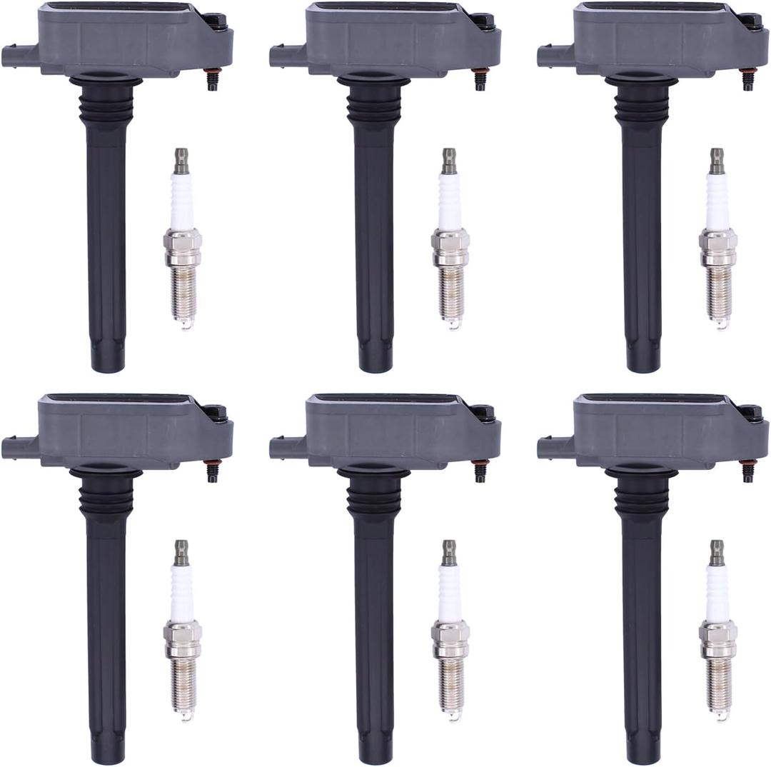 MOTOKU Ignition Coil and Spark Plug for Dodge Durango Ram 1500 ProMaster Jeep Wrangler Grand Cherokee Gladiator Chrysler Pacifica Voyager 3.6