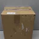 4 Packs Storage Bins with Bamboo Lids - Plastic Storage Containers with Lids Stackable Storage Box: Storages Baskets for Organizing Desktop Closet Playroom Classroom Office, Black