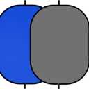 Selens Pop Up Backdrop Collapsible Background 2-in-1 Backdrop with Carry Bag, for Photo Studio Portrait Video Conference Vlog YouTube Live Streaming,Blue Grey, 39x59/1x1.5m