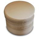 Dynamic 15" Cardboard Pizza Cake Pie Round Circle 100 ct, Natural Color, 100% Food Safe, Grease Proof, Disposable