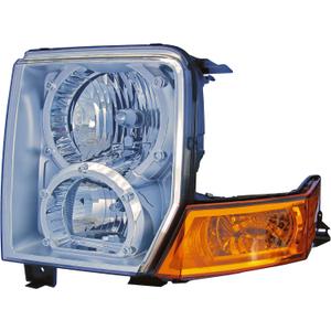 Dorman 1592172 Driver Side Headlight Assembly Compatible with Select Jeep Models (Black)