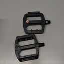 Universal Bike Pedals 9/ 16" Nylon Lightweight Non-Slip Bicycle Platform Pedals, Easy to Install, Fit Most Adult Mountain Bikes MTB, Durable Design