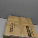 VASAGLE Solid Wood Coat Rack, Free Standing Hall Coat Tree with 8 Hooks, 3 Height Options, for Coats, Hats, Bags, Purses, for Entryway, Hallway, Rubberwood Hooks and Pole, Dark Walnut URCR010W01