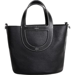 Genuine Leather Purse for Women: Designer Leather Bucket Bags for Ladies - Fashion Satchel Handbag for Travel (Black) Genuine Leather Purse for Women: Designer Leather Bucket Bags for Ladies - Fashion Satchel Handbag for Travel (Black)