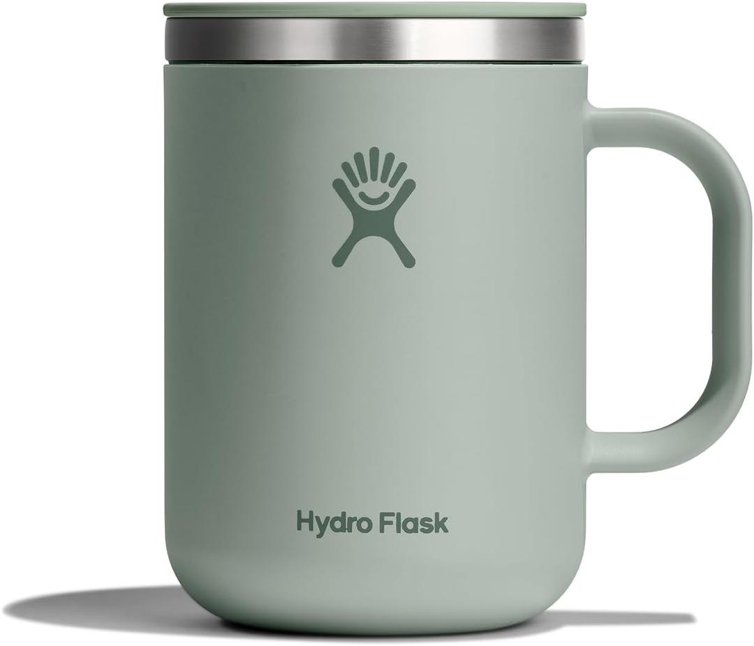 Hydro Flask Coffee Mug  Insulated Stainless Steel, Non Spill, Leak Resistant Travel Mug 24 Oz Agave Green