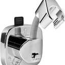 Shower Head Holder,360 Adjustable Shower Holder for Wall RV,Removable Suction Cup Handheld Shower Head Holder,Waterproof Shower Handle Holder,No Drill,Bathroom Accessories,Polished Chrome