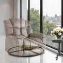 27" Heavy Duty Recliner Round Swivel Ring Base with Rocker Plate for Recliner Sofa Chair Replacement Kits