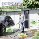 10-in-1 Steam Cleaner for Home, High Temperature & High Pressure, Steamer for Cleaning with 10s Fast Heating, Handheld Steam Cleaner with 37.19OZ Large Tank for Floor, Home, Furniture, Carpet and Car