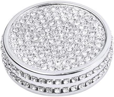 PIFOOG Bling Crystal Speed Button Sticker for Lexus RX NX RX300 RX350 NX200 NX300 ECO Push Normal Sport Car Interior Accessories Trim Silver (Speed Button Small)