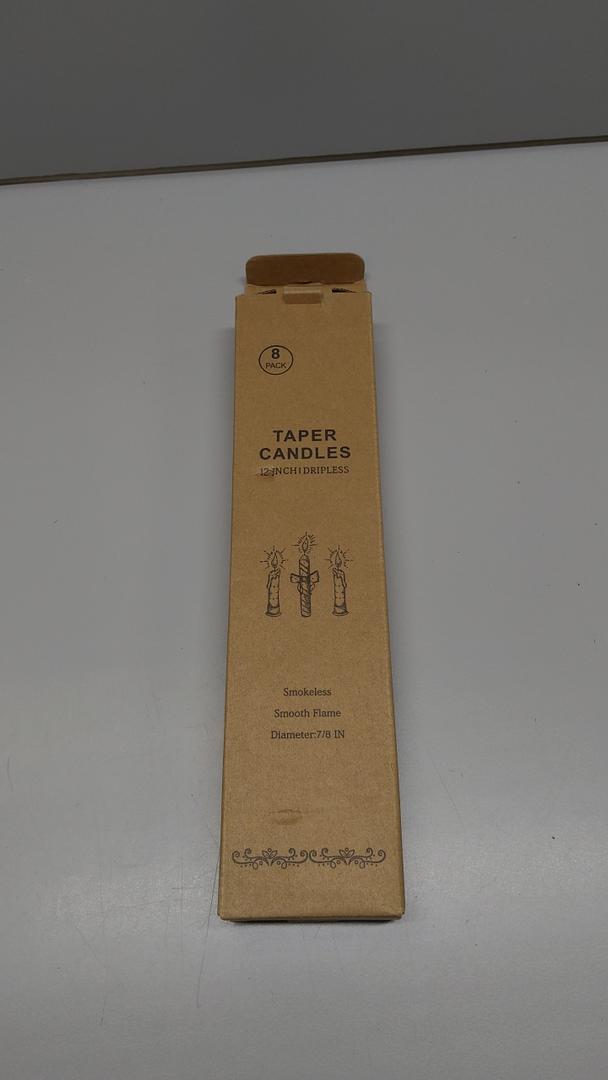 8 pack orange candles