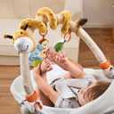 TUMAMA Baby Stroller Arch Toy,Portable Baby Mobile for Bassinet,Car Seat Crib Accessories Travel Activity Arch for Babies Infants 0-12 Months
