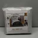 Jay Franco Kids Sheet Set with Fitted, Flat Sheets & Pillow Cover - Ultra-Soft Bedding with Pillowcase for Room Decor, Gray - Harry Potter, 4 Piece Full