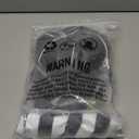 redgino 6 Pcs Women Referee Costume Set Crop Top Sexy Zipper Ref Shirt Shorts Hat Socks Whistle for Football Halloween Party, Small