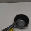 Lodge 15.2 Ounce Cast Iron Melting Pot + Silicone Basting Brush - Unparalleled Heat Retention - Heat Resistant Basting Brush up to 450 - Black and Yellow