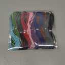 KONMAY 50 Yards 2.0mm 10 Colors Round Jewelry Real Leather Cord, Leather String for Crafting, Braiding