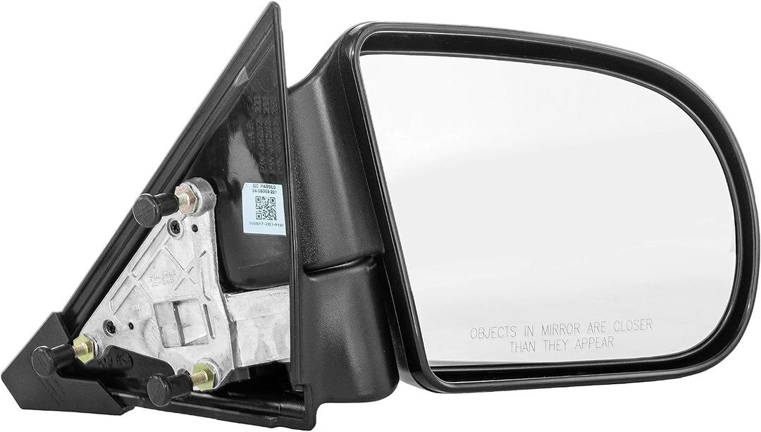 Dependable Direct Right Passenger Side Textured Mirror Compatible with 98-04 Chevy S10, GMC Sonoma - Partslink # GM1321188
