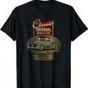 Vintage Classic Original American Old Pickup Truck 1940s Car T-Shirt,  Size L 
