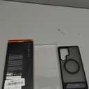 TORRAS Strong Magnetic & Seamless Stand for Samsung Galaxy S25 Ultra Case, Fit for MagSafe, Mil-Grade Drop Protection, Kickstand for Samsung Galaxy S25 Ultra Case, Translucent Back/Black Edge