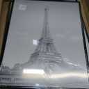 upsimples 16x20 Picture Frame Black 3 Pack, Scratch-Proof Poster Frames 16 x 20 for Photo Gallery - Slide-In Strips, Horizontal or Vertical Wall Mounting