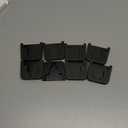 8 Pcs Cushion Clamp Pads Rubber Non Slip Jaw Workbench Protective Pads Anti Scratch Cushion for Woodworking and Metalworking, Black