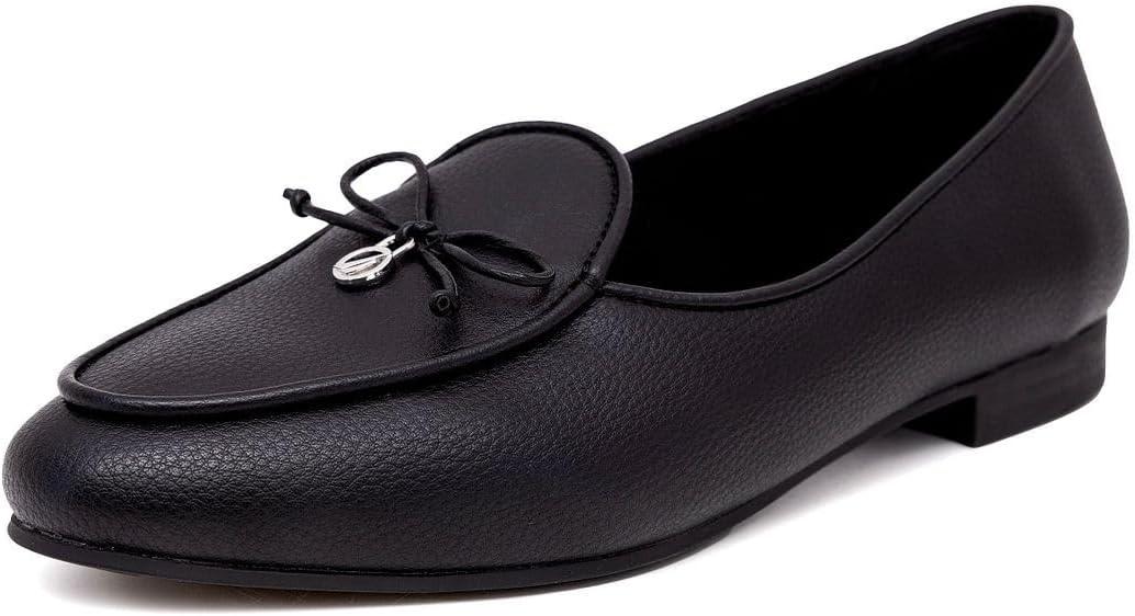 Nautica Woman Flat Loafers Luxury Designer Penny Shoes Slip On Ballet Comfortable Everyday Moccasins for Work Office Outdoor 10