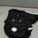 Wegreeco Female Dog Diapers, Washable Reusable Pet Puppy Doggie Diapers for Small Medium Large Female Dogs in Heat Period, Doggy Period Panties XX-Large, Black