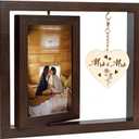 Mrs and Mrs Picture Frame, Mrs & Mrs Wedding Gifts, Newlywed Present Lesbian Couple Bridal Shower Gifts, Pride Picture Frame