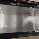 FRIGIDAIRE EFRF7003-BLACK Chest Deep Freezer, 7 Cu. Ft, Black Adjustable Thermostat-Removable Vinyl Coated Wire Basket-Easy Defrost Drain