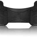 Vaygway Car Floor Mat Runner - Rubber Rear Floor Mat Liner - Black Back Seat Liner - Auto Trimmable Universal Fit Rug for Vehicle