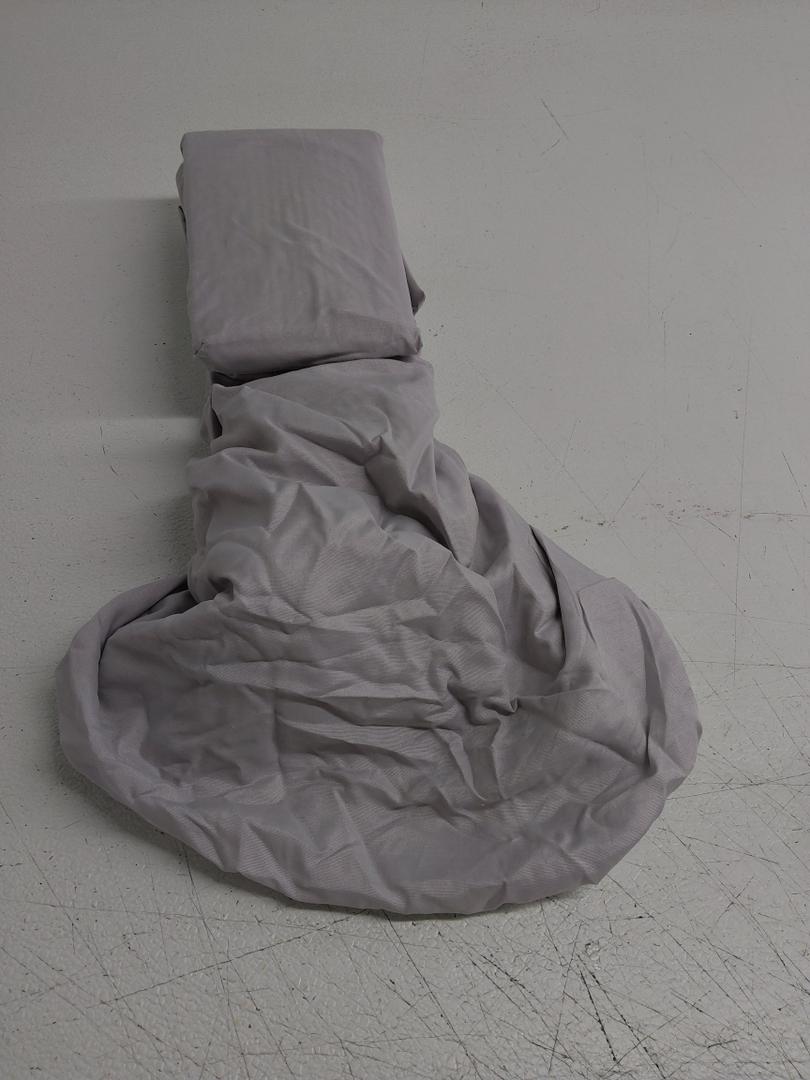 EDL 200Tc Sheet-Quiet Gray Queen Fitted Sheet 60 in x 80 in