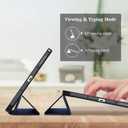 ProCase Cover for Galaxy Tab S6 Lite 10.4 Case 2024 2022 2020 with S Pen Holder(SM-P620/P625/P613/P619/P615/P610), Trifold Stand Folio Soft TPU Translucent Back Cover Support Auto Wake/Sleep -Navy