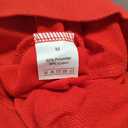 SELINK Womens Varsity Striped Oversized Sweatshirt Crewneck Long Sleeve Casual Fashion Pullover Top Fall Outfits (Medium, Red)