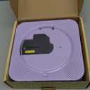 CD Player Portable Bluetooth 5.1 Desktop CD Player with HiFi Sound Speakers,Remote Control,Dust Cover,LED Display,Boombox FM Radio,USB/AUX for Home,Kids (Purple)