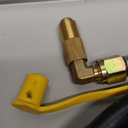 GASPRO 12FT RV Quick Connect Propane Hose with Elbow Adapter, For Blackstone 17" and 22" Griddle, Camp Chef Explorer, Outland Living Fire Bowl, Camping Grill, Portable Fire Pit